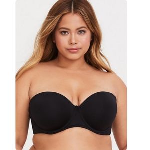 Torrid Strapless Push-up Smooth Straight Back Bra